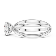 Auravelle Crossover Diamond Ring