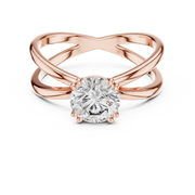 Auravelle Crossover Diamond Ring