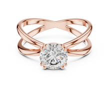 Auravelle Crossover Diamond Ring