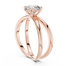 Auravelle Crossover Diamond Ring