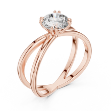 Auravelle Crossover Diamond Ring