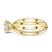 Auravelle Crossover Diamond Ring