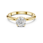 Milgrain Grace Diamond Ring