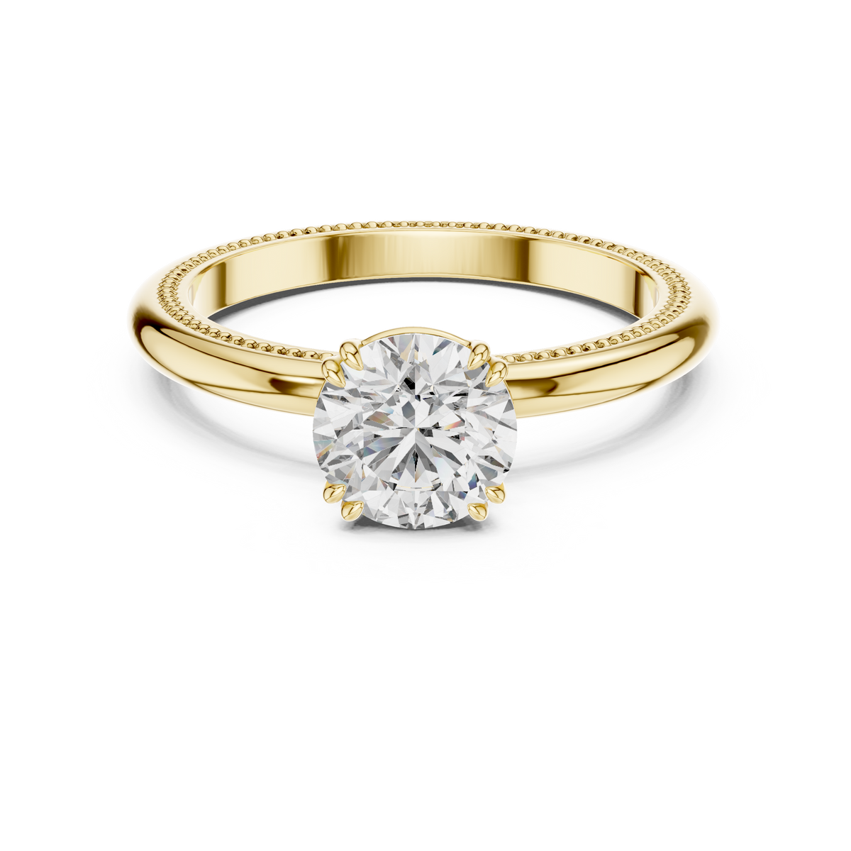 Milgrain Grace Diamond Ring