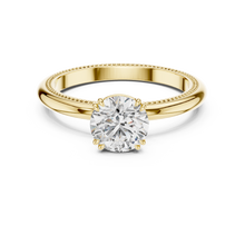Milgrain Grace Diamond Ring