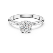 Milgrain Grace Diamond Ring