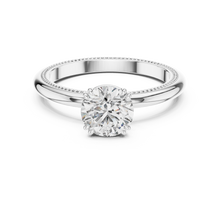Milgrain Grace Diamond Ring