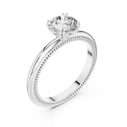 Milgrain Grace Diamond Ring