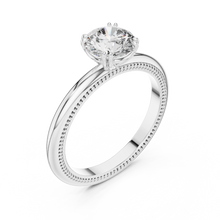 Milgrain Grace Diamond Ring