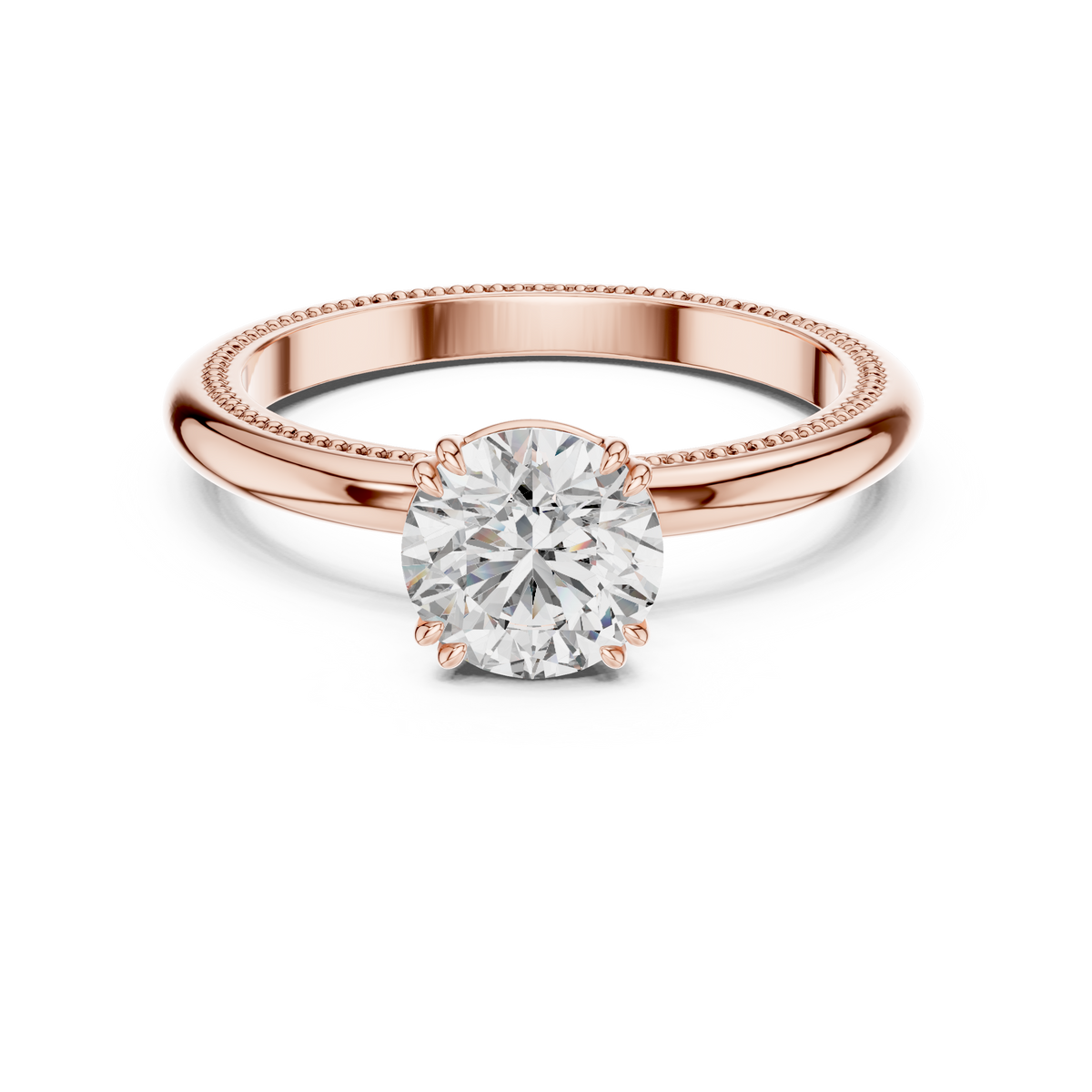 Milgrain Grace Diamond Ring