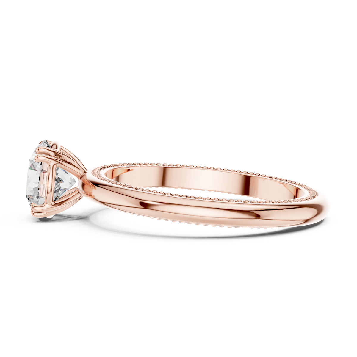 Milgrain Grace Diamond Ring