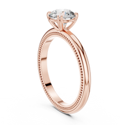Milgrain Grace Diamond Ring