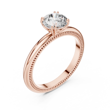 Milgrain Grace Diamond Ring