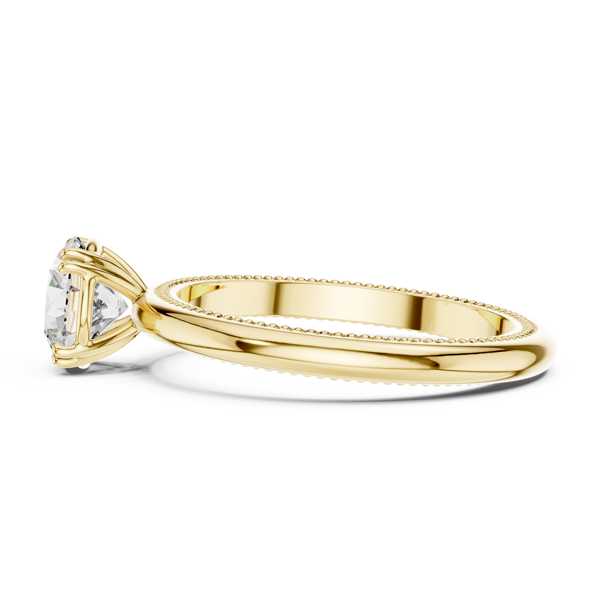 Milgrain Grace Diamond Ring