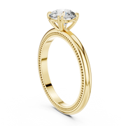 Milgrain Grace Diamond Ring