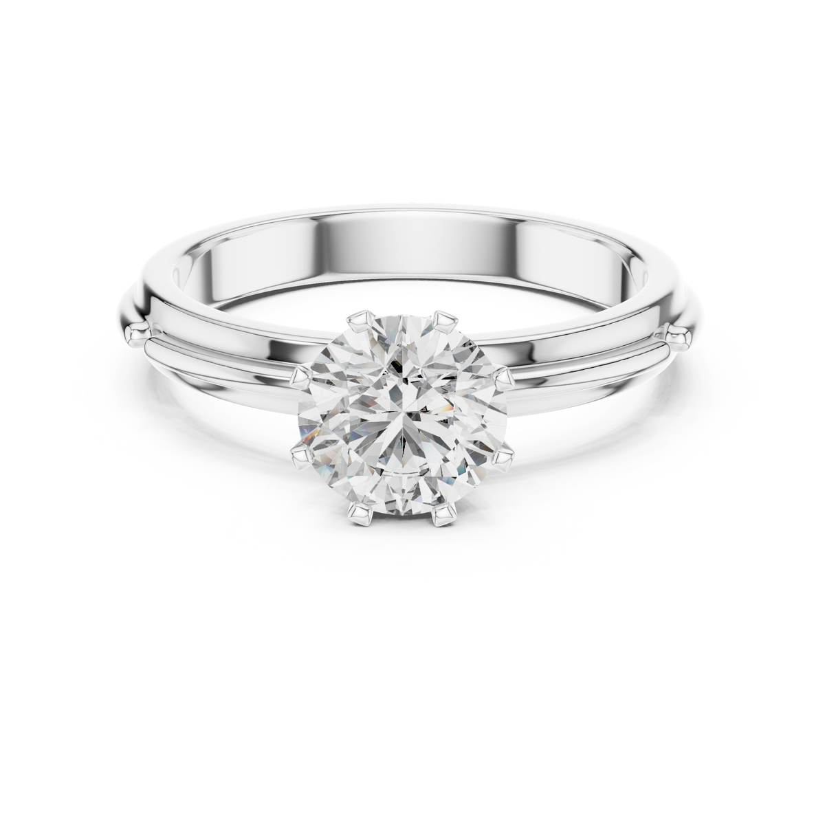 Seravelle Crown Diamond Ring