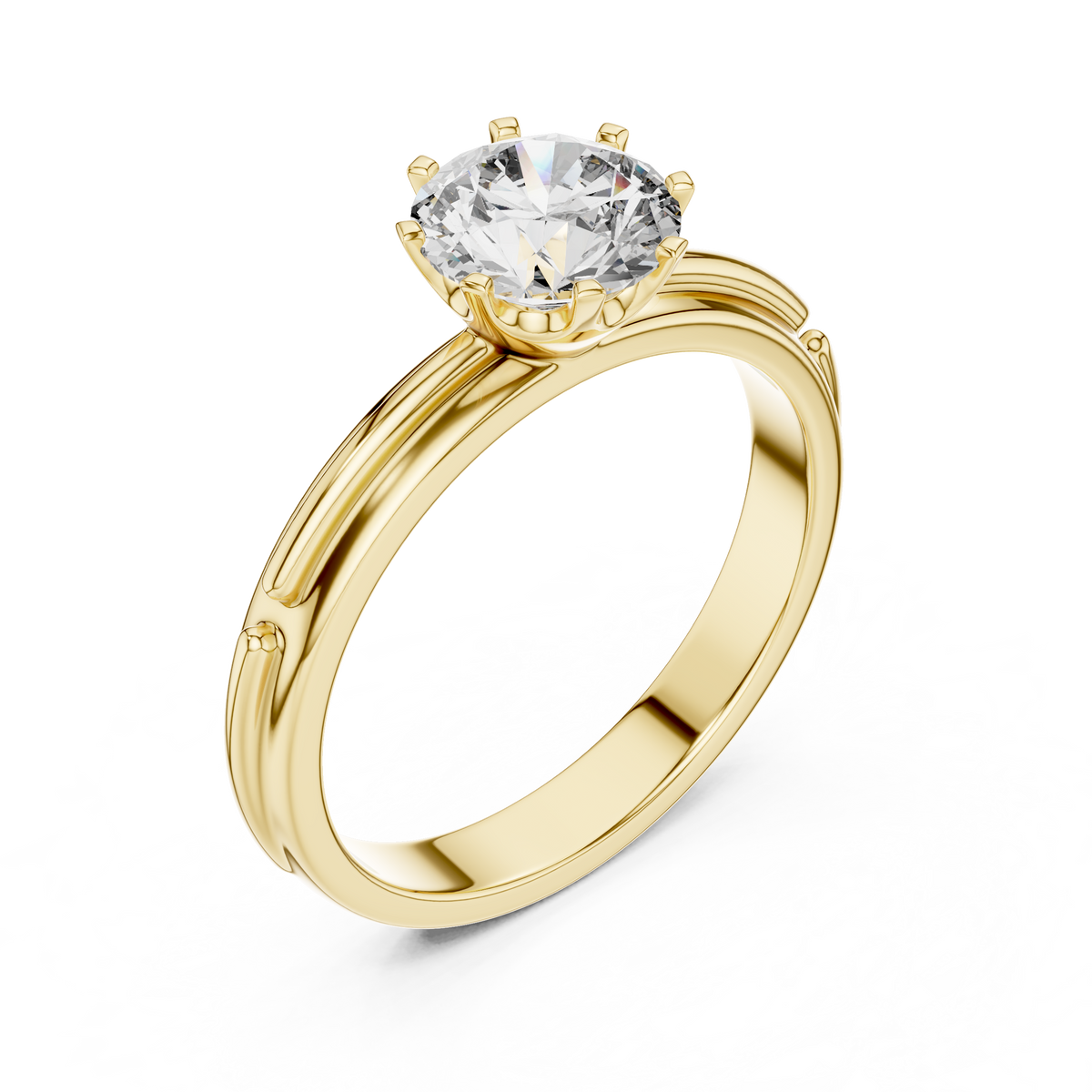 Seravelle Crown Diamond Ring