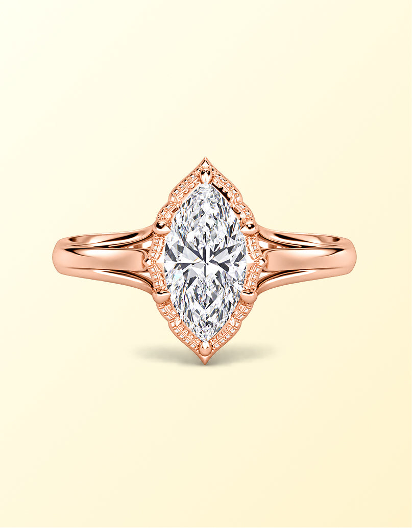 Moissanite Solitaire Rings