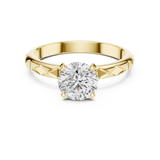 The Verona Facet Crown Ring