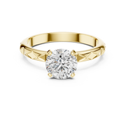 The Verona Facet Crown Ring