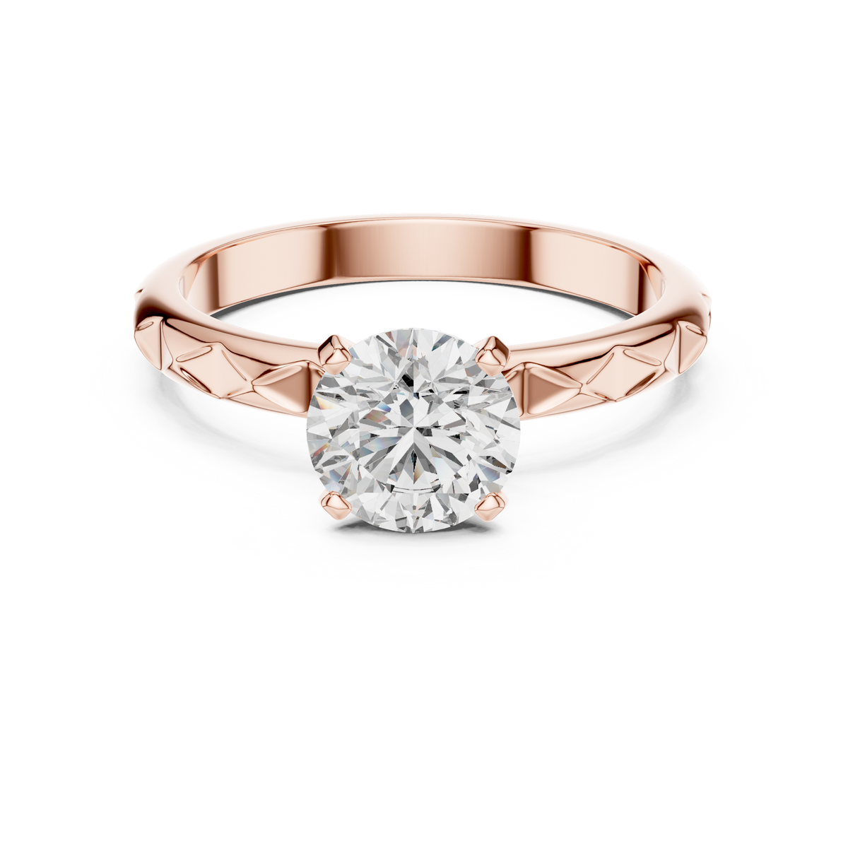 The Verona Facet Crown Ring