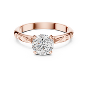 The Verona Facet Crown Ring