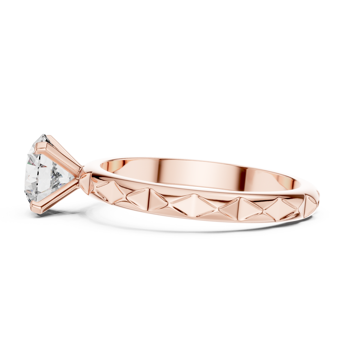 The Verona Facet Crown Ring
