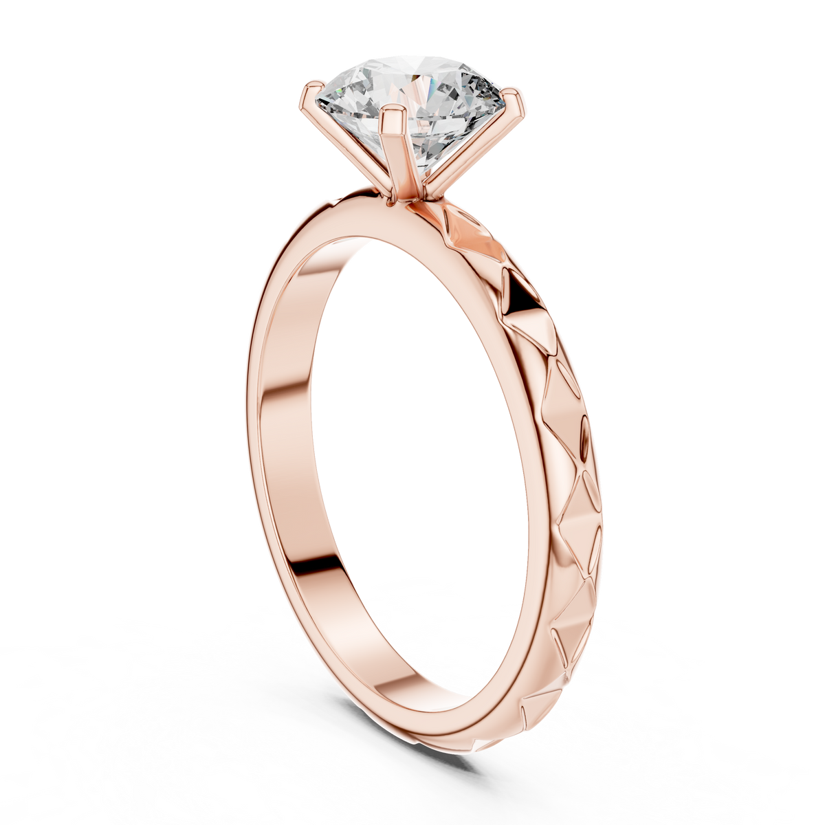 The Verona Facet Crown Ring