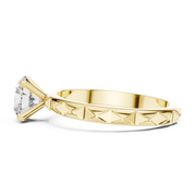 The Verona Facet Crown Ring