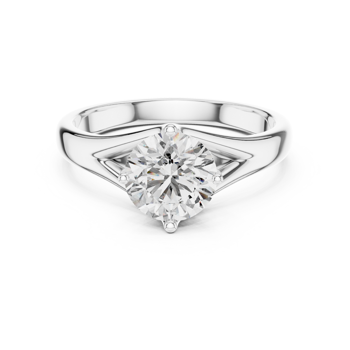 Victory Shape Diamond Ring