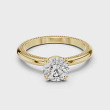 Milgrain Grace Diamond Ring