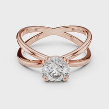 Auravelle Crossover Diamond Ring