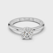 Milgrain Grace Diamond Ring