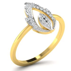LeafLuxe Diamond Ring