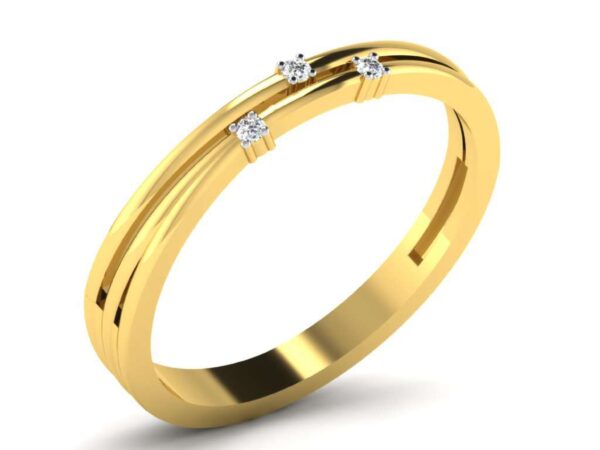 Trio Glow Harmony Spark Ring