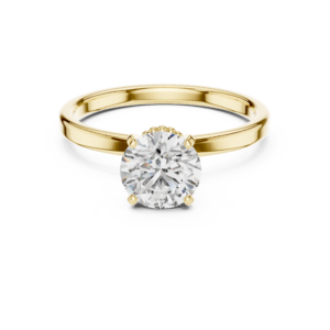 Lotus Crown Diamond Ring