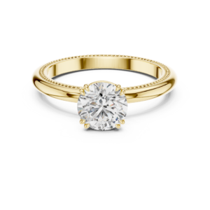 Milgrain Grace Diamond Ring