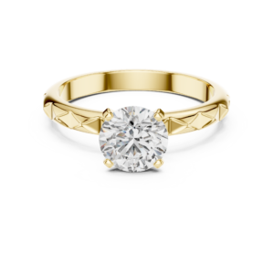 The Verona Facet Crown Ring